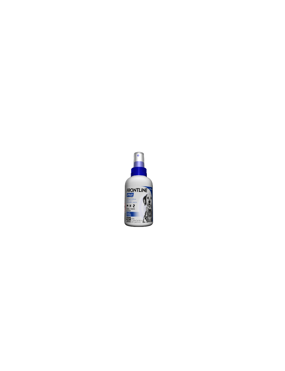 Frontline Spray 100ML – Traitement Anti-Puces, Tiques et Poux pour Chiens et Chats
