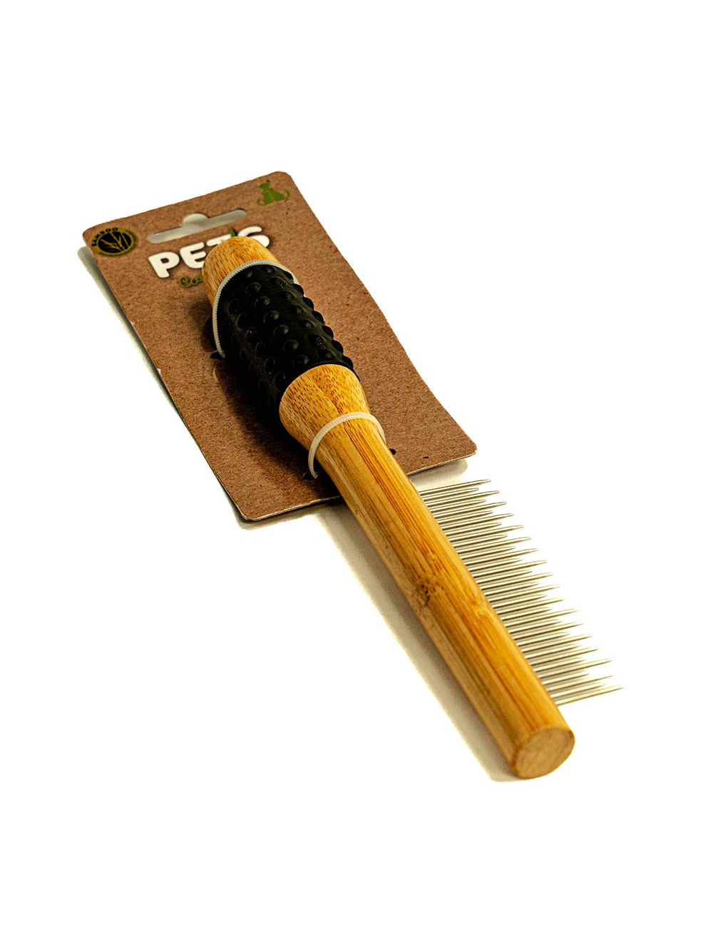Brosse en bambou pour chien et chat – Démêlage naturel et efficace