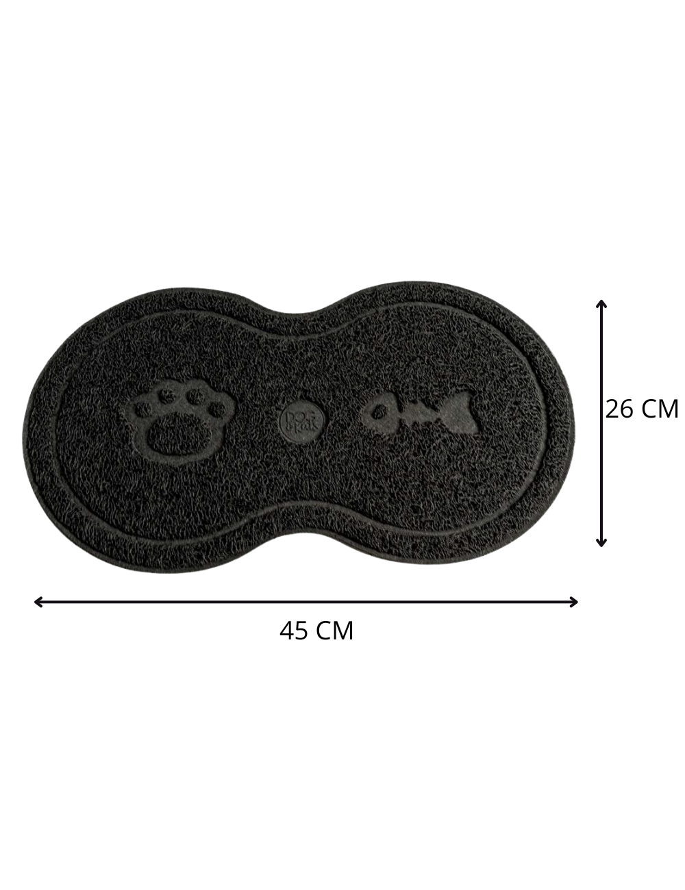 Tapis Anti-Poils & Poussière – Idéal pour Litière & Gamelle