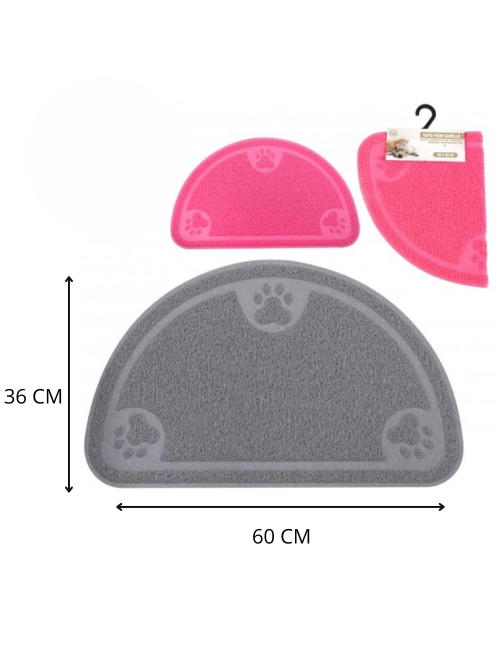 Tapis Tapis Anti-Poils & Poussière Demi-Lune – Propreté Assurée au Moment des Repas