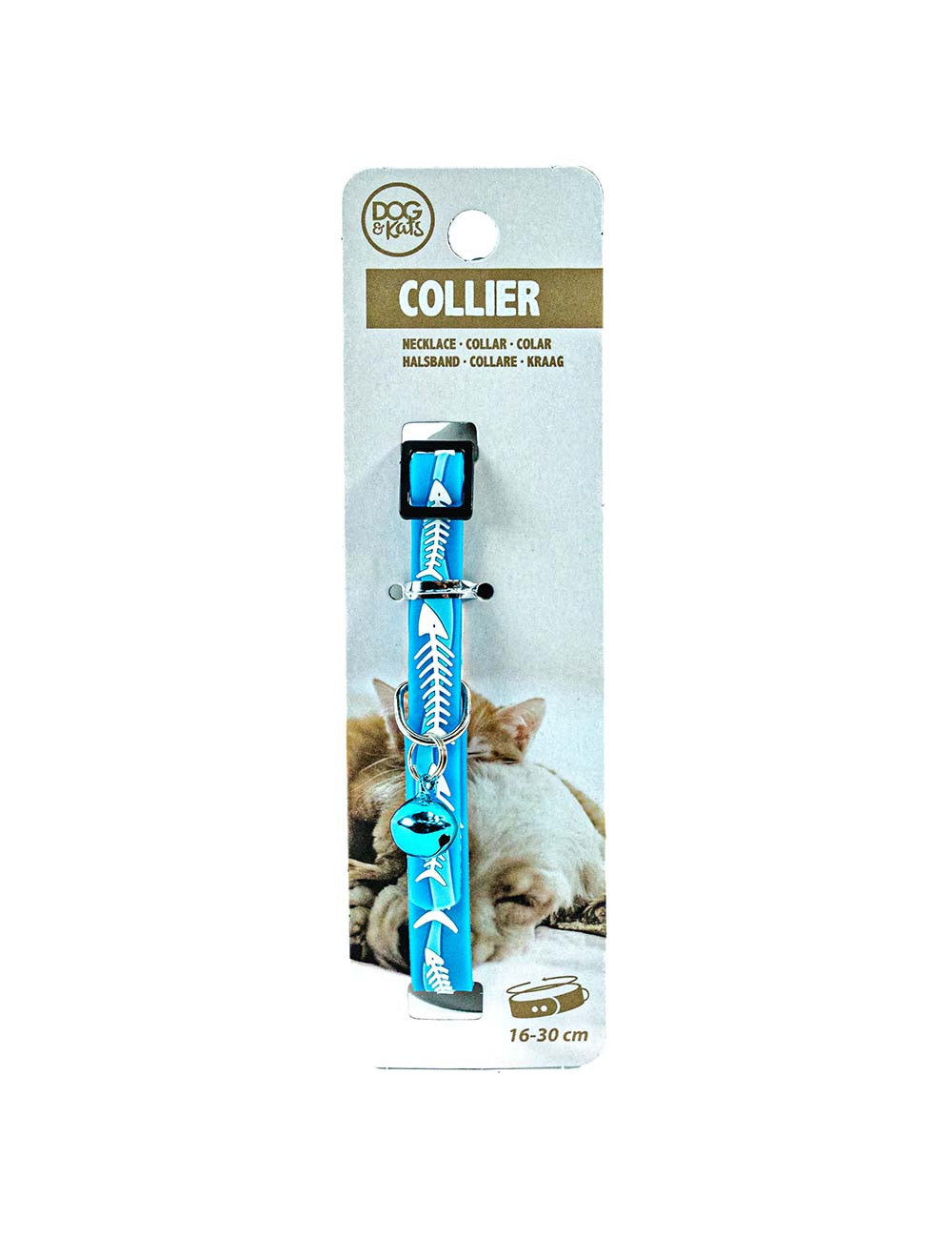 Collier pour Chat avec Clochette – Design Poisson
