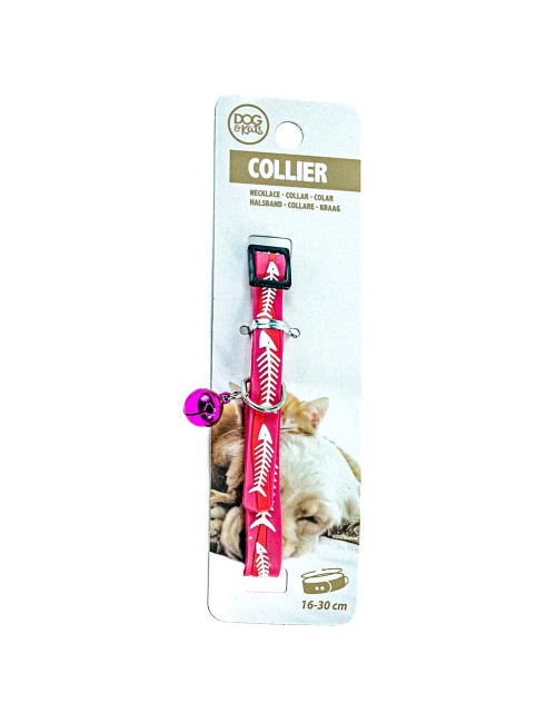 Collier pour Chat avec Clochette – Design Poisson