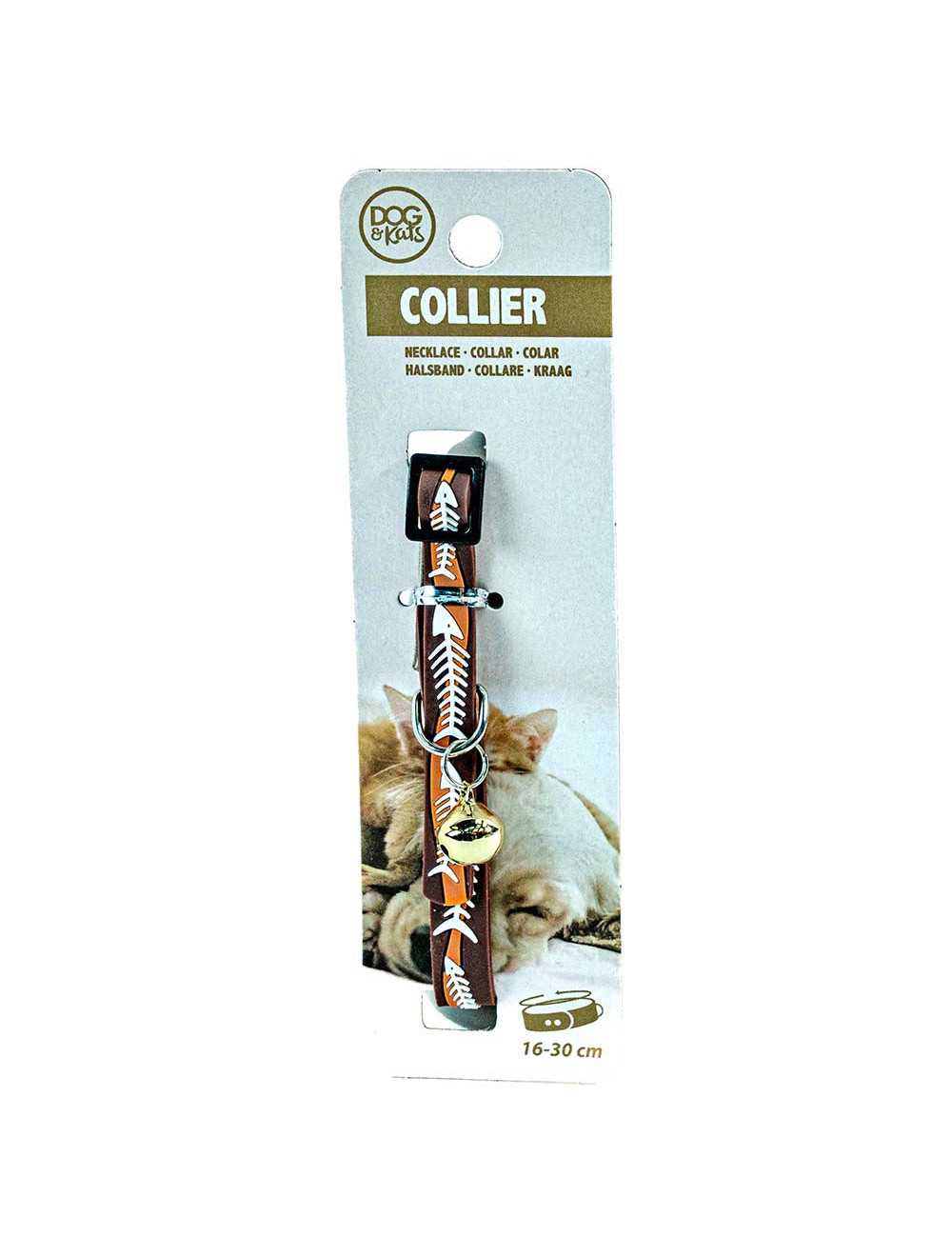 Collier pour Chat avec Clochette – Design Poisson