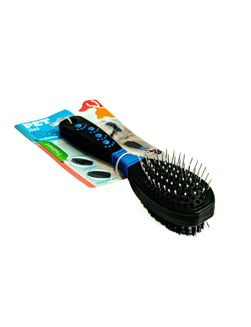 Brosse Double Face pour Chien & Chat – Démêlage & Lissage