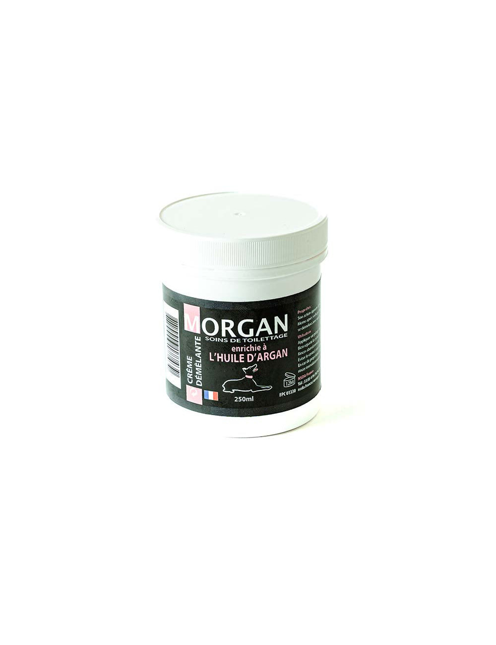 Morgan Crème Démêlante Huile d'Argan – Soin Nourrissant pour Poils Longs