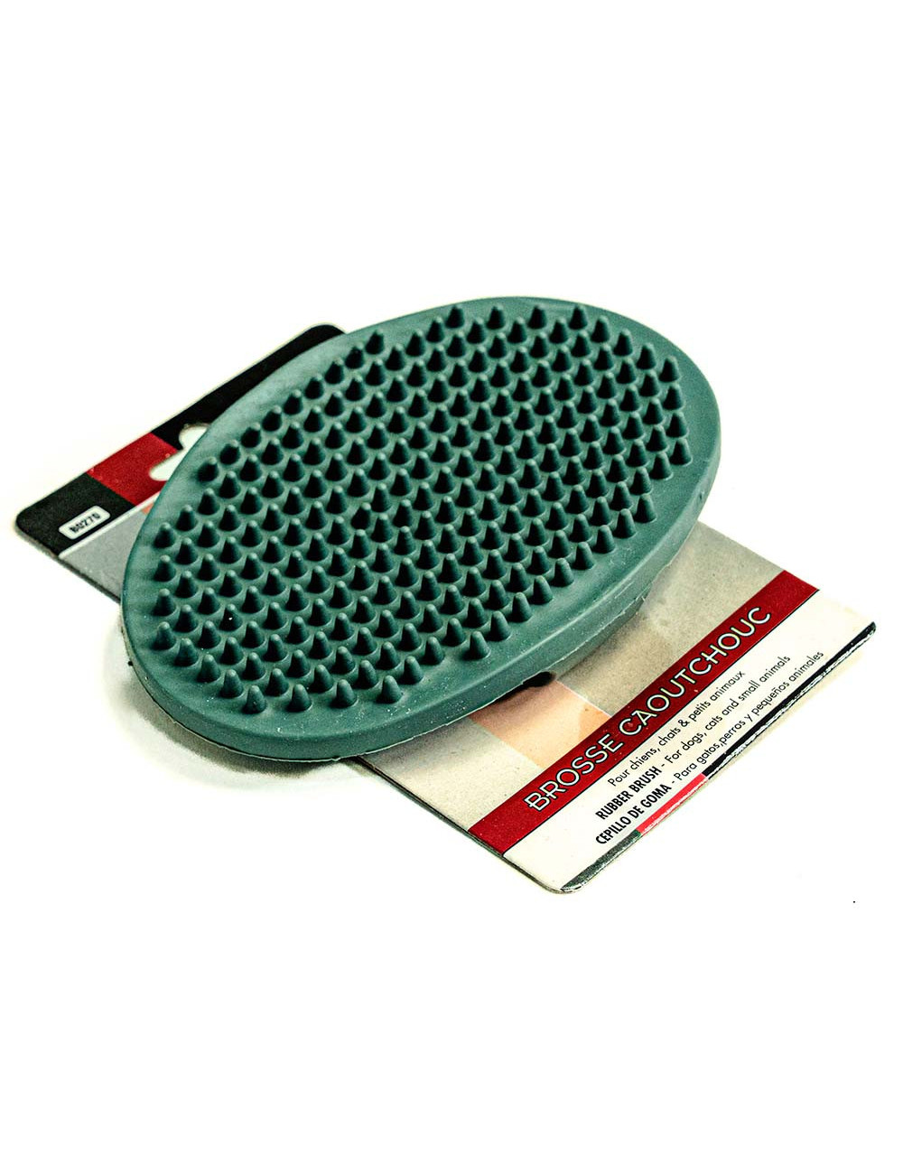 Brosse en caoutchouc petits picots – Massage et Toilettage Chiens et Chats