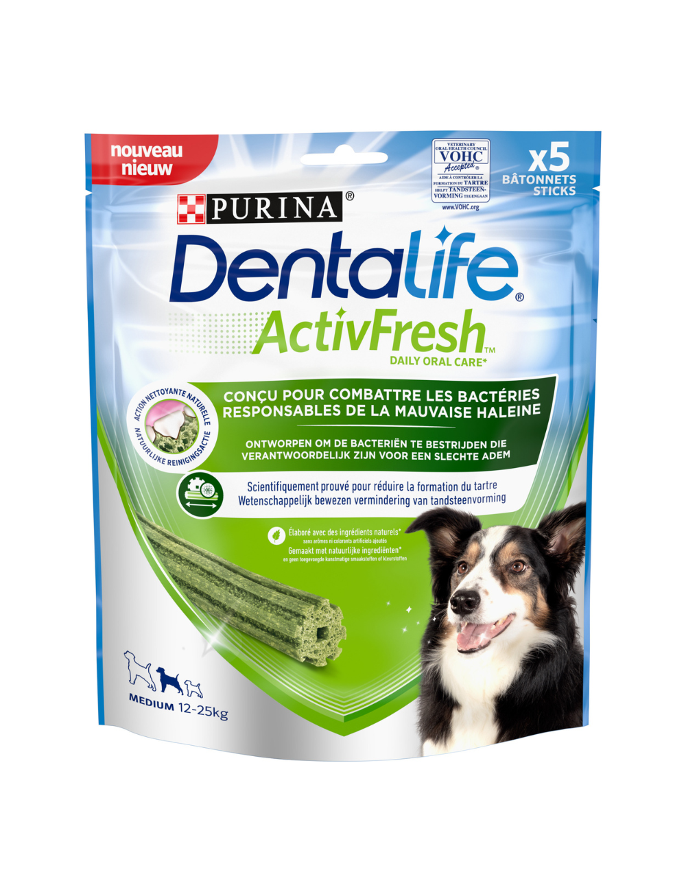 DENTALIFE ActivFresh Moyen Chien (12-25kg) - Bâtonnets à mâcher