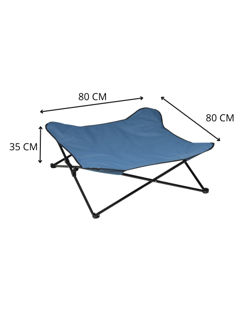 Lit de camping pliable pour chien - Léger et facile à transporter