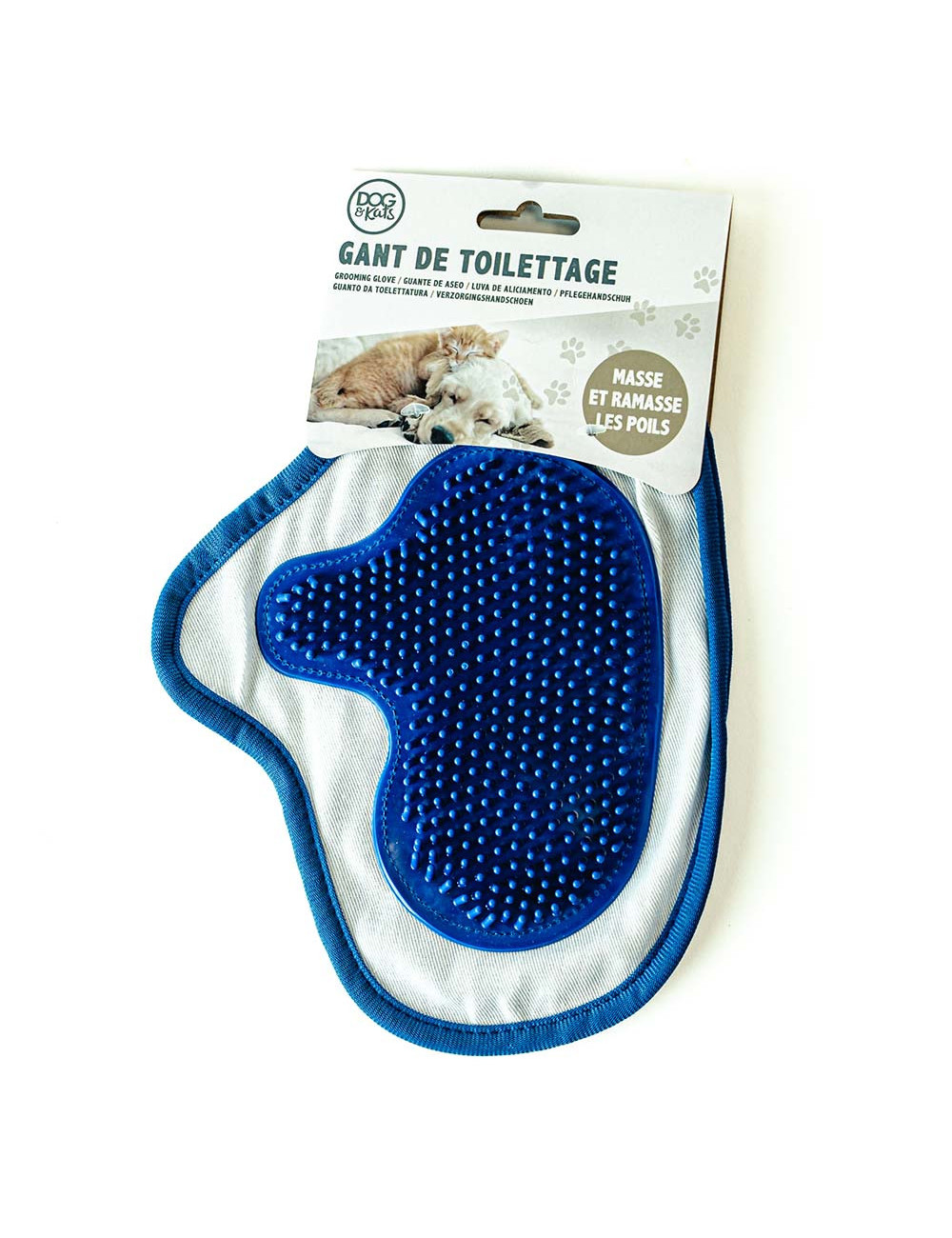 Gant de Toilettage pour Chien et Chat - Massage et Élimination des Poils