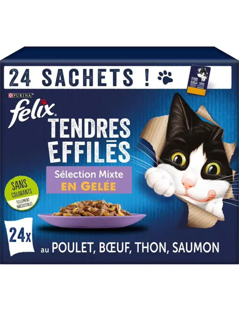 FELIX Tendres Effilés - Sélection Mixte - 24x85g
