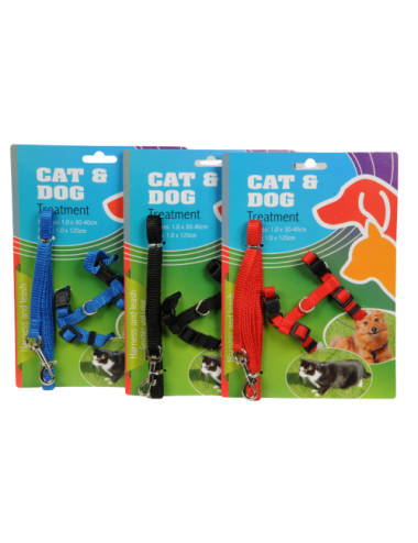 Harnais pour Chiots et Chats 30-40cm – Confort et Sécurité