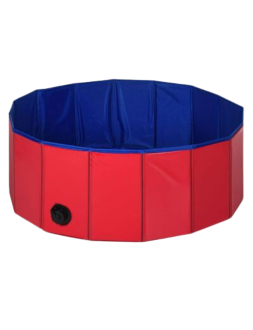 Piscine pliable pour chien et chat – Bassin 80x30 cm, résistant et facile à installer