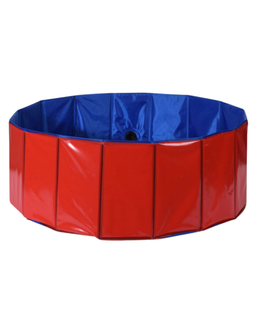 Piscine pliable pour chien et chat – Bassin 80x30 cm, résistant et facile à installer