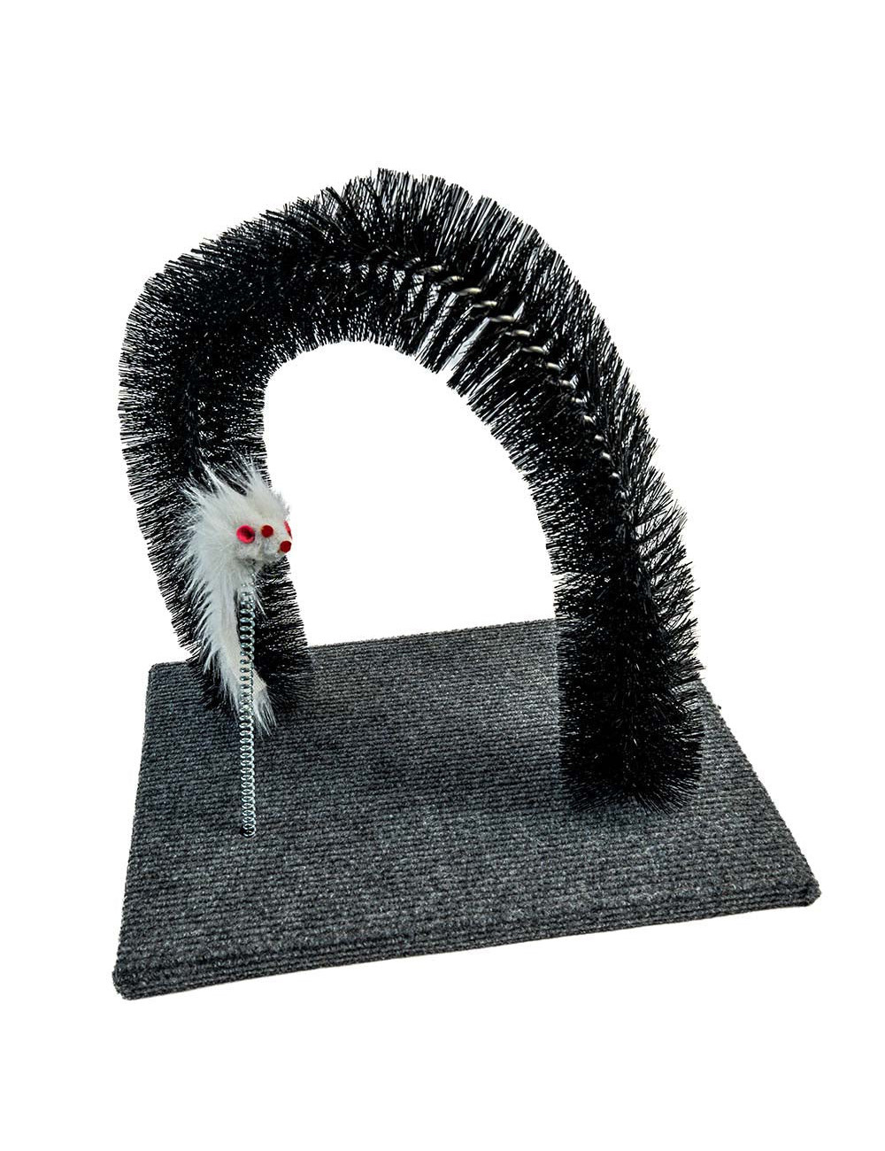 Arche de Toilettage pour Chat - Brosse Auto-nettoyante et Massage