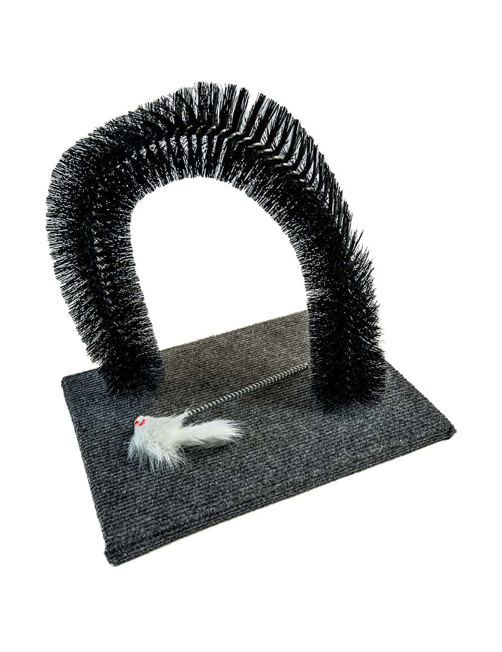 Arche de Toilettage pour Chat - Brosse Auto-nettoyante et Massage