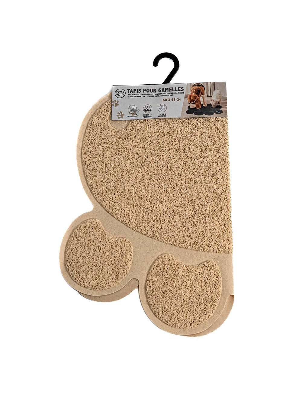 Tapis Anti-Poils & Poussière – Idéal pour Litière & Gamelle