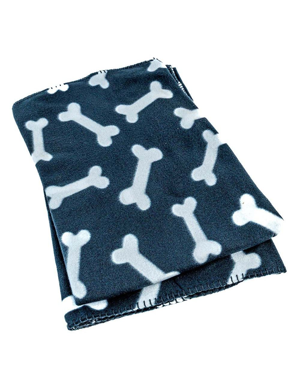 Couverture Polaire pour Chien - Motif Os, Douce et Confortable
