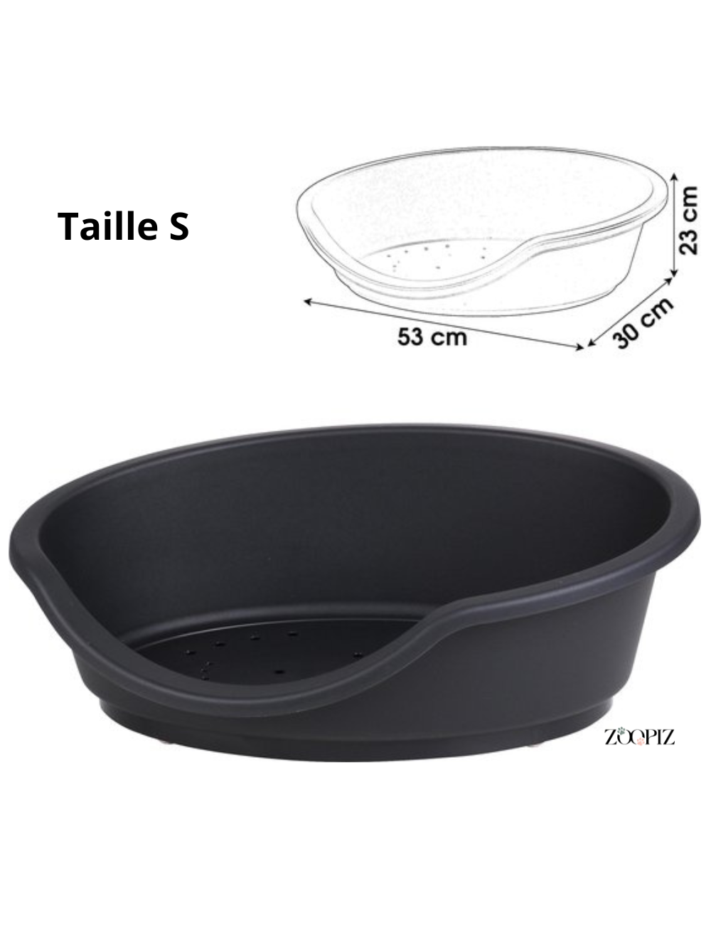 Panier Confortable pour Chien – Fond Antidérapant et Aéré (S à XL)