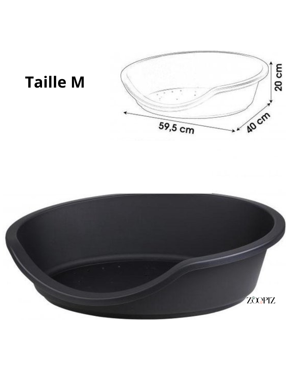 Panier Confortable pour Chien – Fond Antidérapant et Aéré (S à XL)