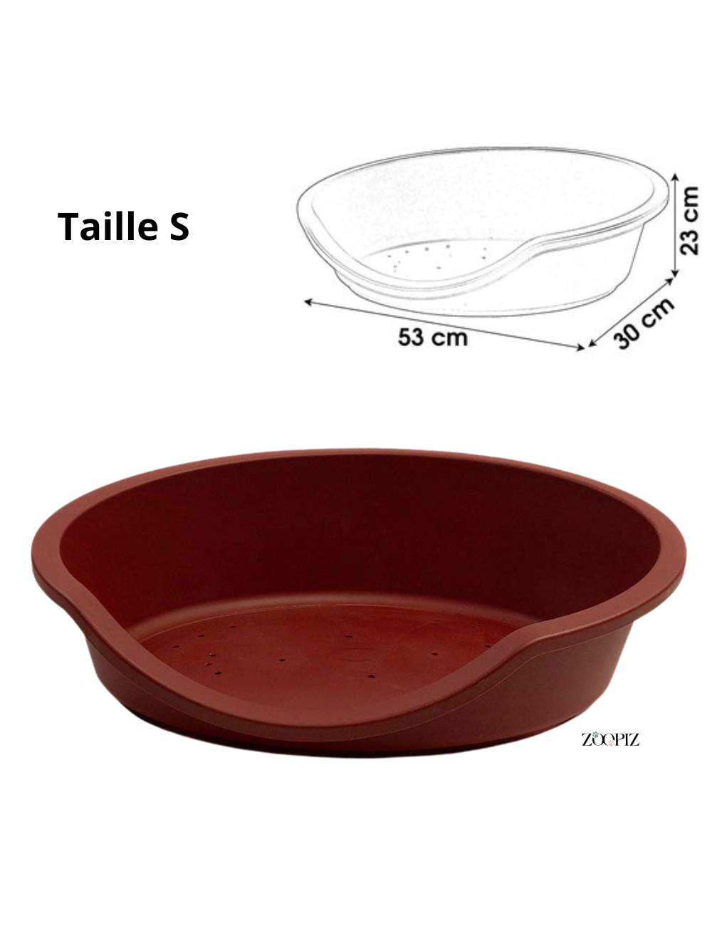 Panier Confortable pour Chien – Fond Antidérapant et Aéré (S à XL)