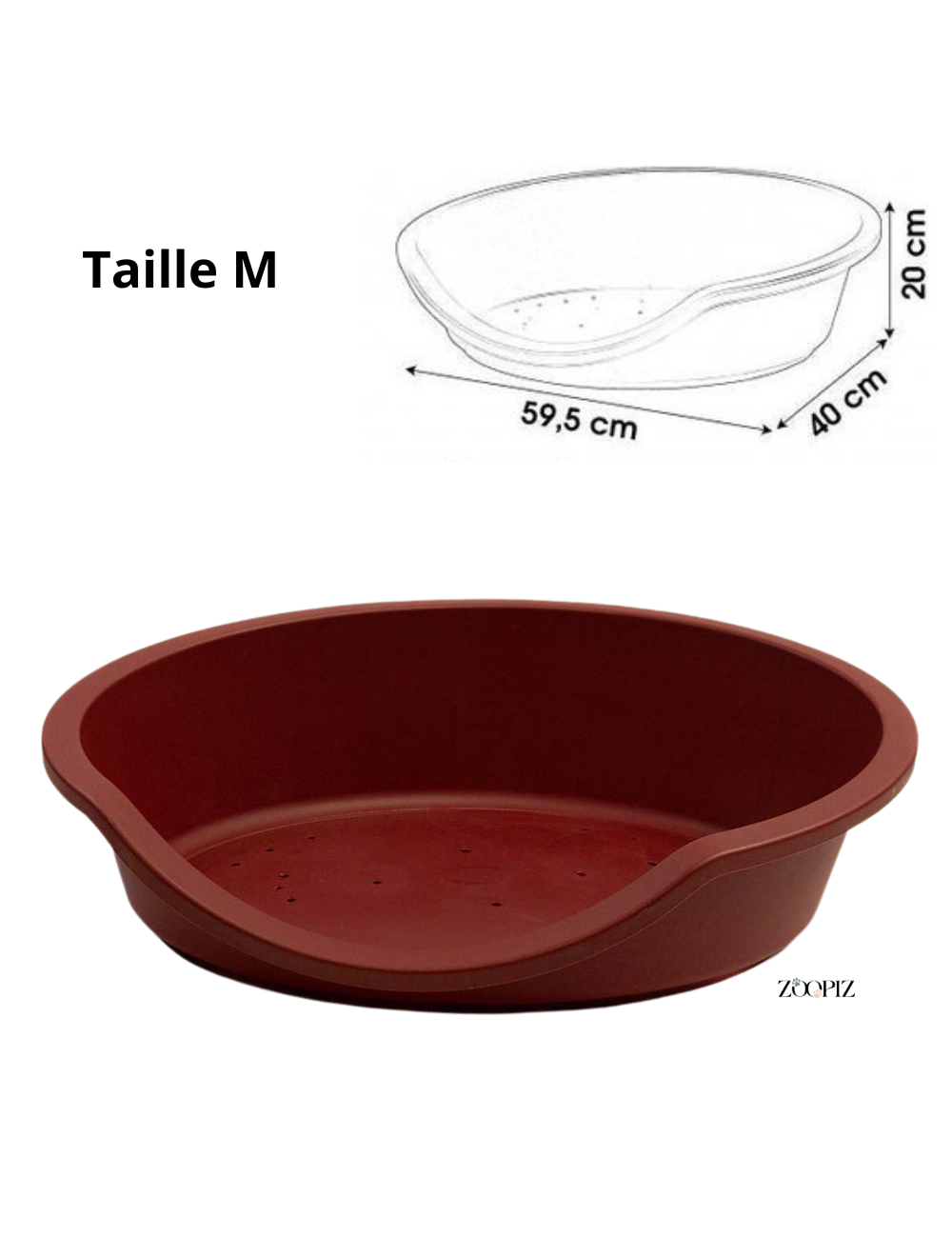 Panier Confortable pour Chien – Fond Antidérapant et Aéré (S à XL)