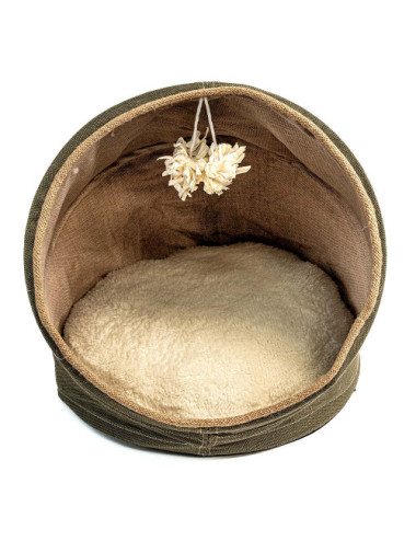Panier Extensible pour Chat - Couchage Douillet en Lin