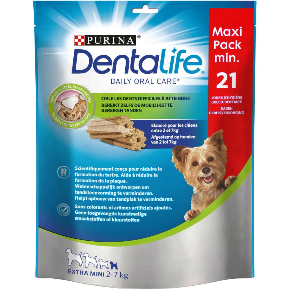 DENTALIFE® Daily Très Petit Chien (2-7kg) - Bâtonnets à mâcher