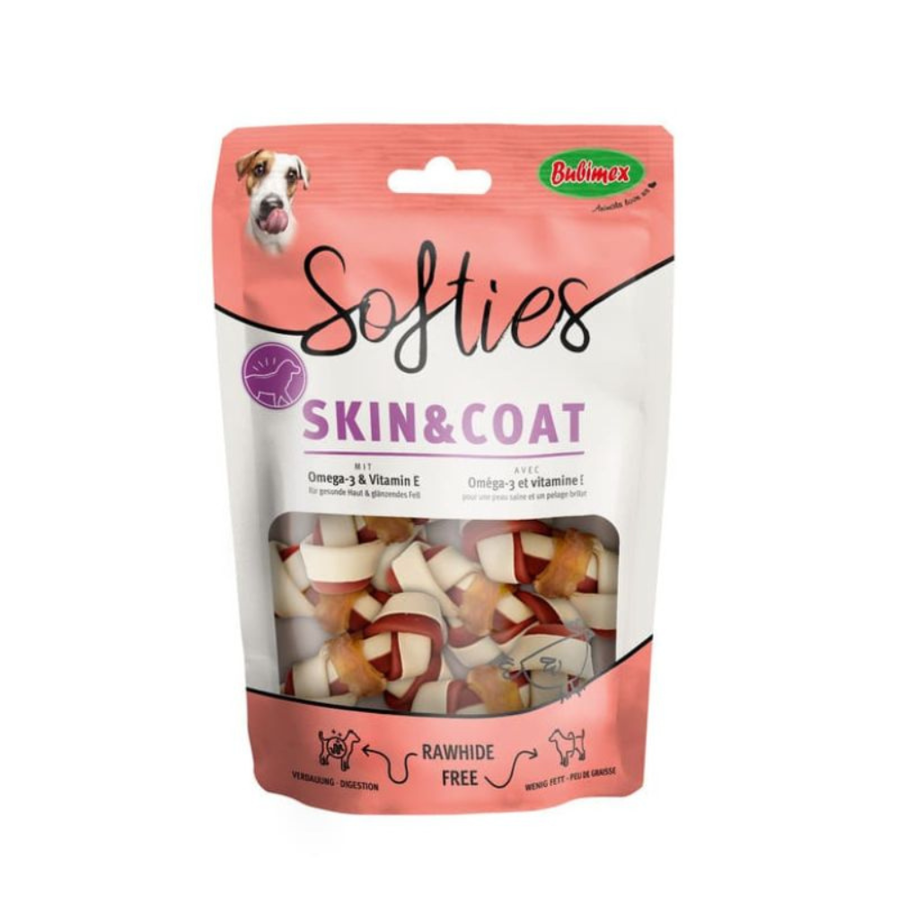 Softies Skin & Coat Chien x8, poulet, 120g